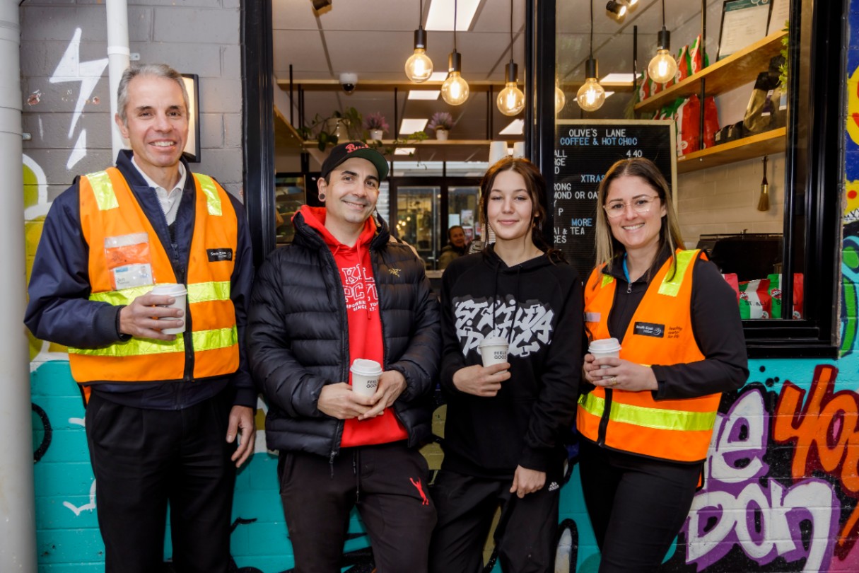 A St Kilda social enterprise cafe can now better support more local young people thanks to trade waste support from South East Water.  
