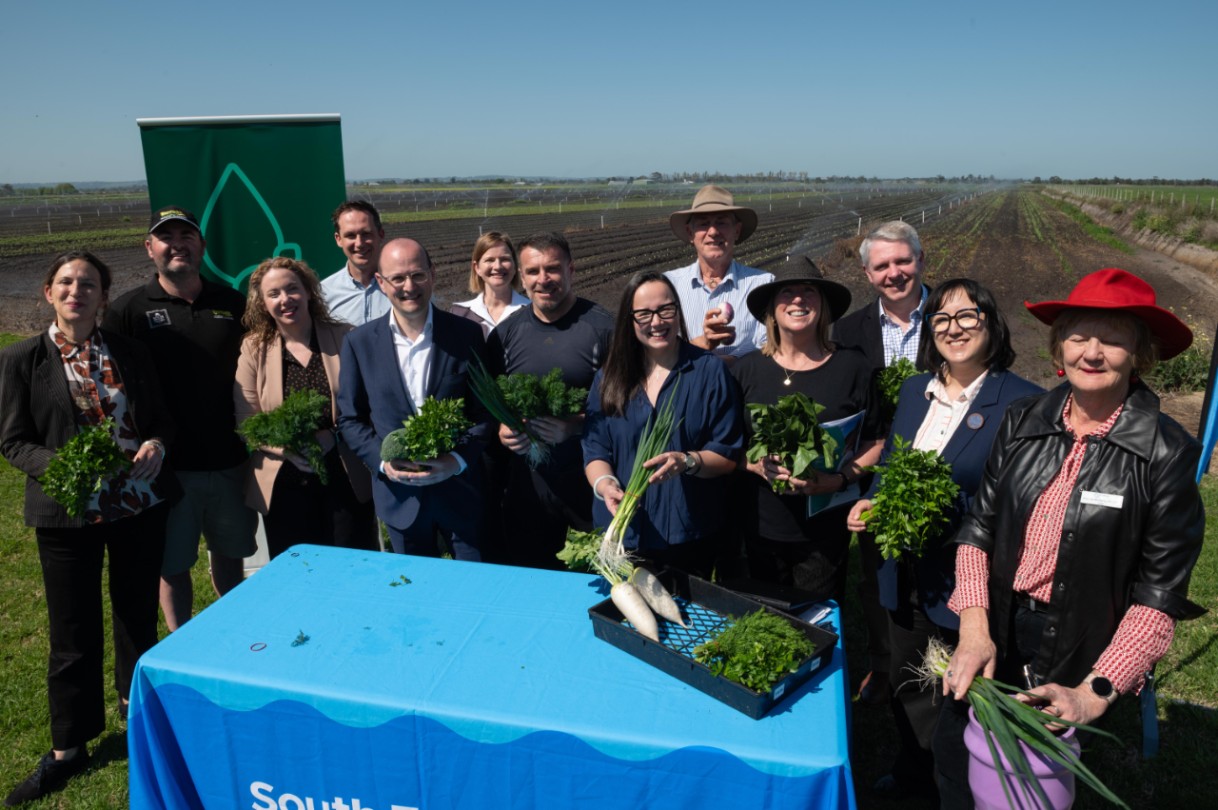 Western Port Recycled Water Scheme Funding Announcement at Cora Lynn Farm