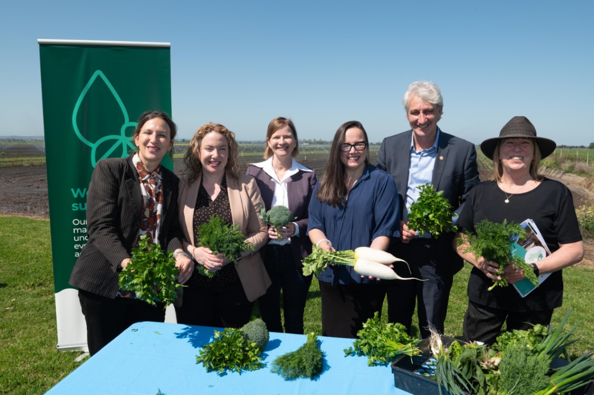 Western Port Recycled Water Scheme Funding Announcement at Cora Lynn Farm