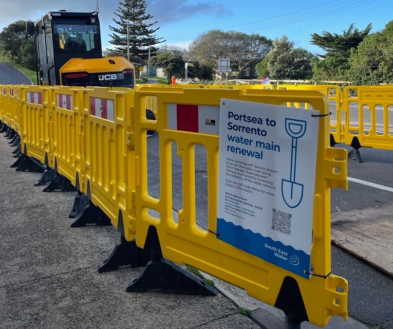 From Portsea to Sorrento, South East Water is upgrading 4.4km of water pipes to ensure a safe and reliable water supply for Mornington Peninsula customers and visitors for years to come.