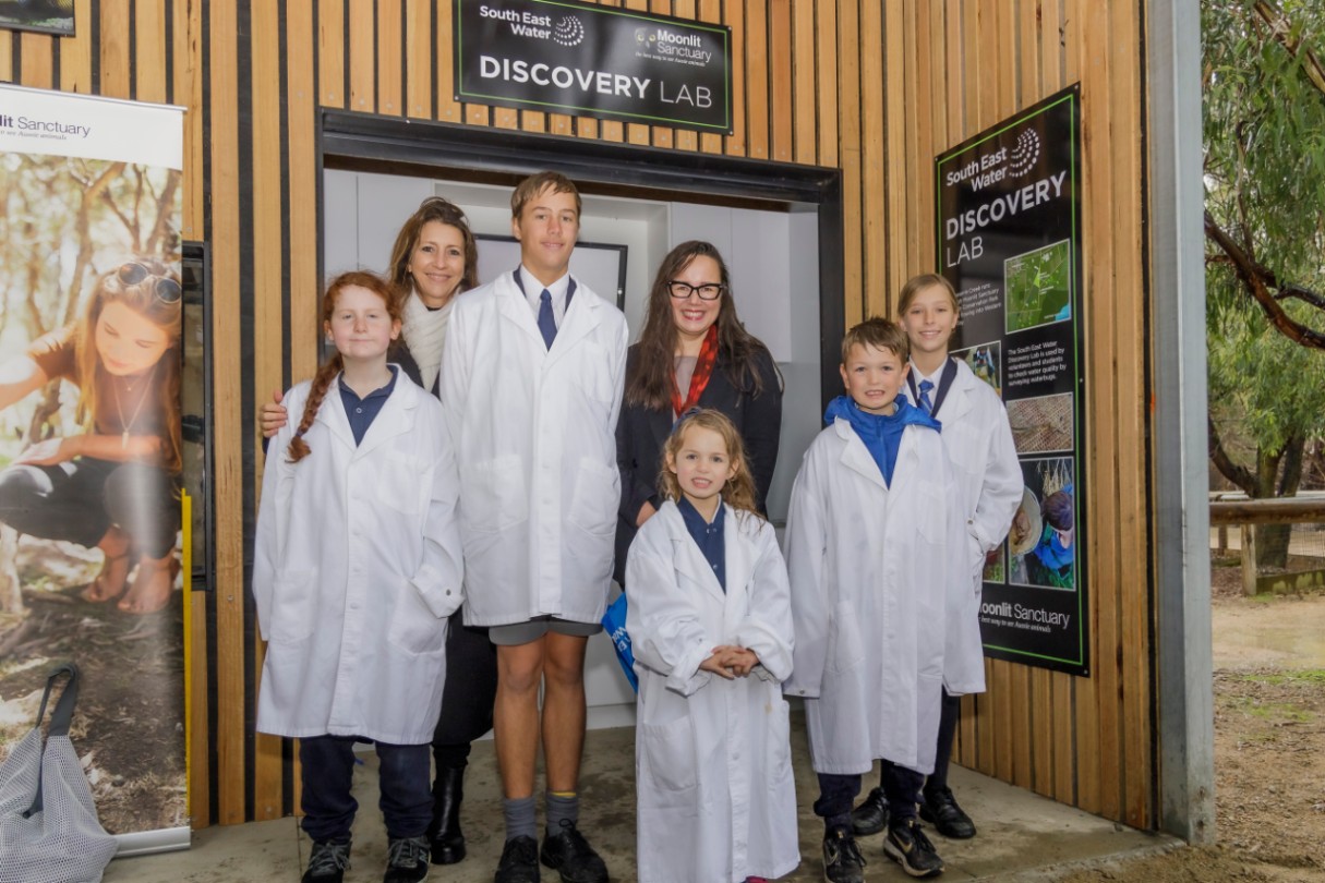Students, volunteers and the community can now help protect the environment through hands-on opportunities to monitor the health of waterways and their wildlife at the Mornington Peninsula’s Moonlit Sanctuary Wildlife Conservation Park.