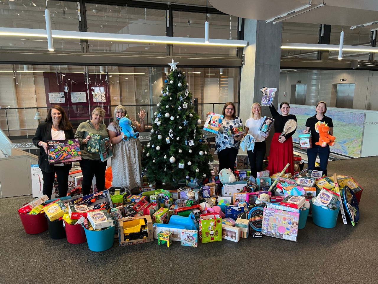 Community members in need will receive an extra helping hand this Christmas with South East Water employees raising almost $12,000 through their annual appeal. 
