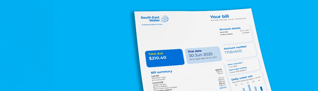 Light blue background with a image of the new bill design